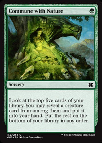 Commune with Nature - Modern Masters 2015 - English - NM - MTG
