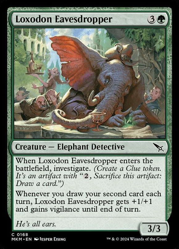 Loxodon Eavesdropper - Murders at Karlov Manor - English - NM - MTG