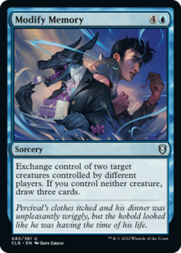 Modify Memory - Battle for Baldur's Gate - English - NM - MTG
