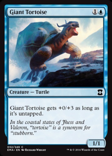 Giant Tortoise - Eternal Masters - English - NM - MTG