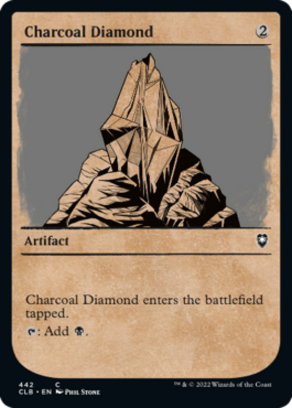 Charcoal Diamond - Showcase - Battle for Baldur's Gate - English - NM - MTG