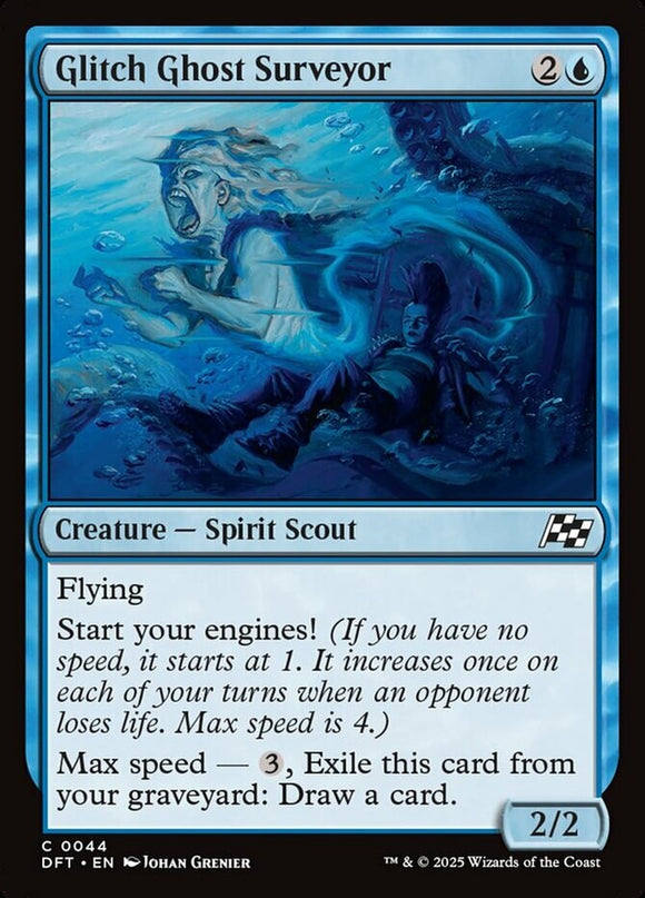 Glitch Ghost Surveyor - Aetherdrift - English - NM - MTG