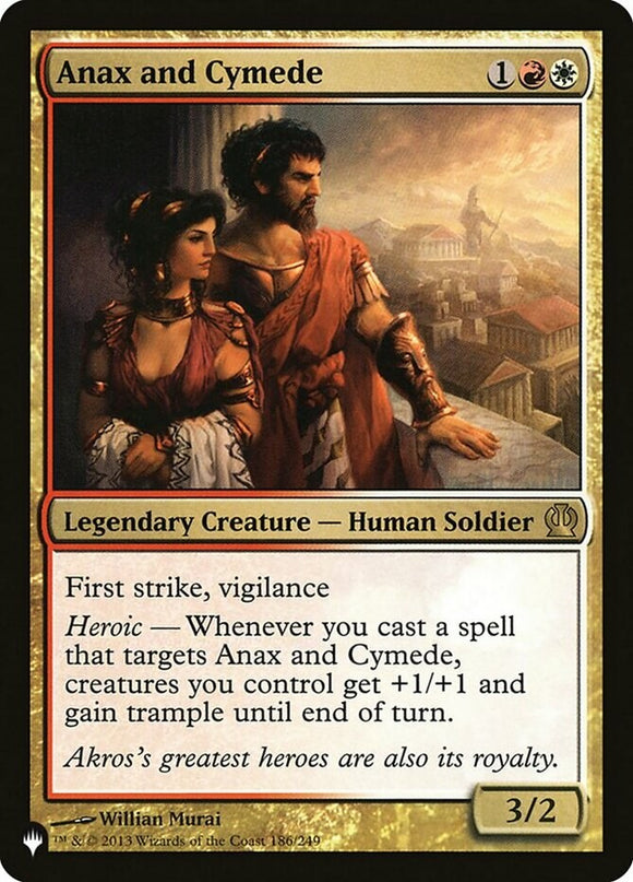 Anax and Cymede - The List - The List - English - NM - MTG