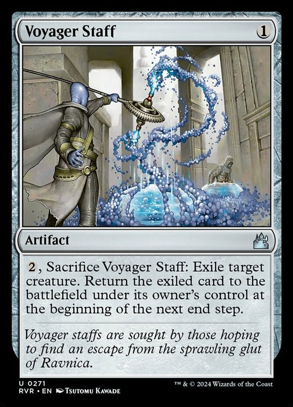 Voyager Staff - Ravnica Remastered - English - NM - MTG