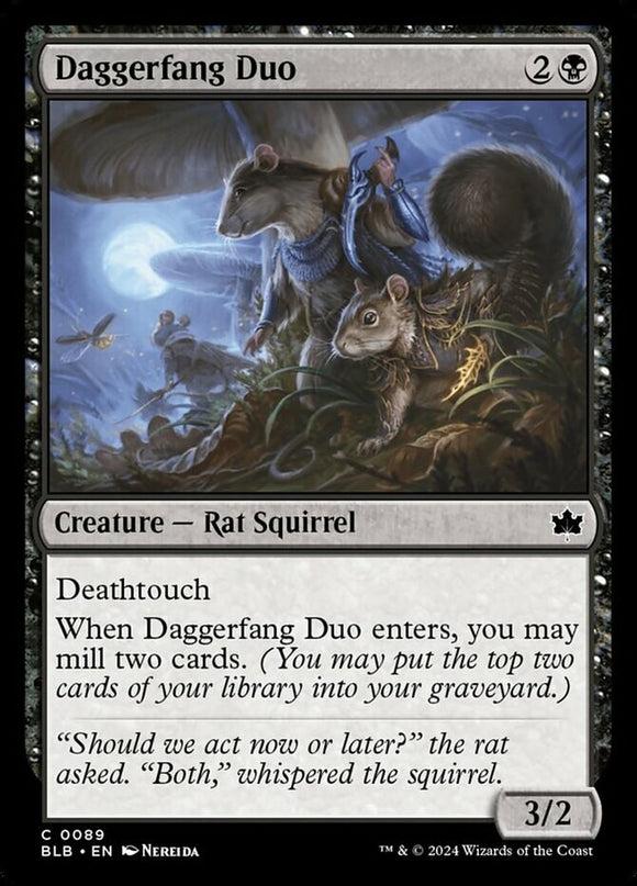 Daggerfang Duo - Bloomburrow - English - NM - MTG