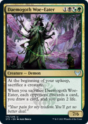 Daemogoth Woe-Eater - Strixhaven: School of Mages - English - NM - MTG