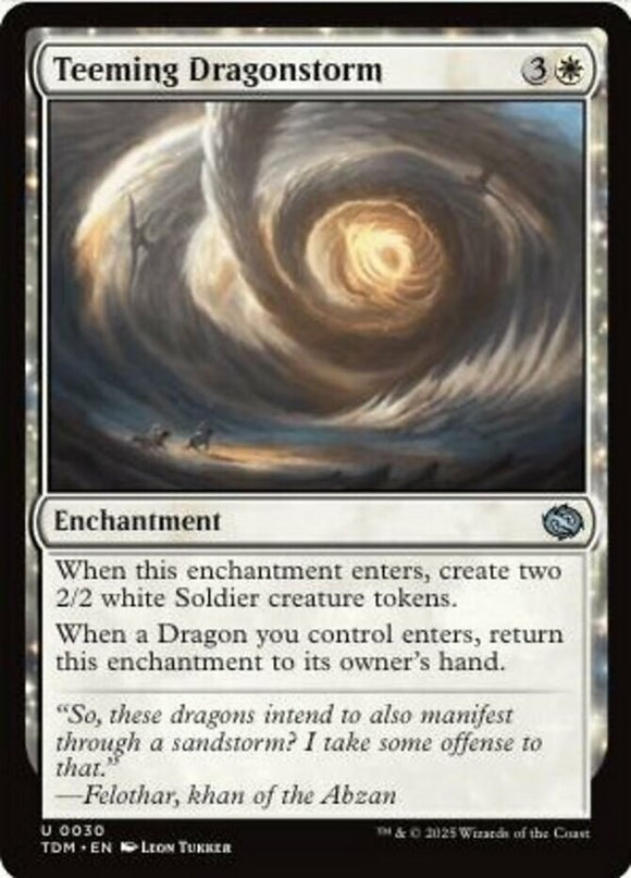 Teeming Dragonstorm - Tarkir: Dragonstorm - English - NM - MTG