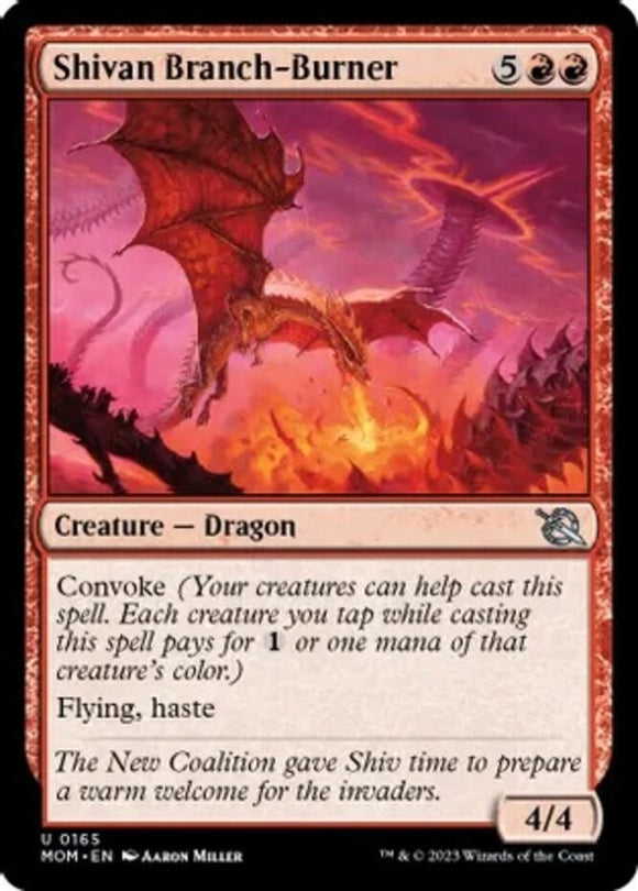Shivan Branch-Burner - March of the Machines - English - NM - MTG