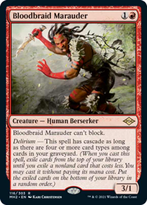 Bloodbraid Marauder - Modern Horizons 2 - English - NM - MTG