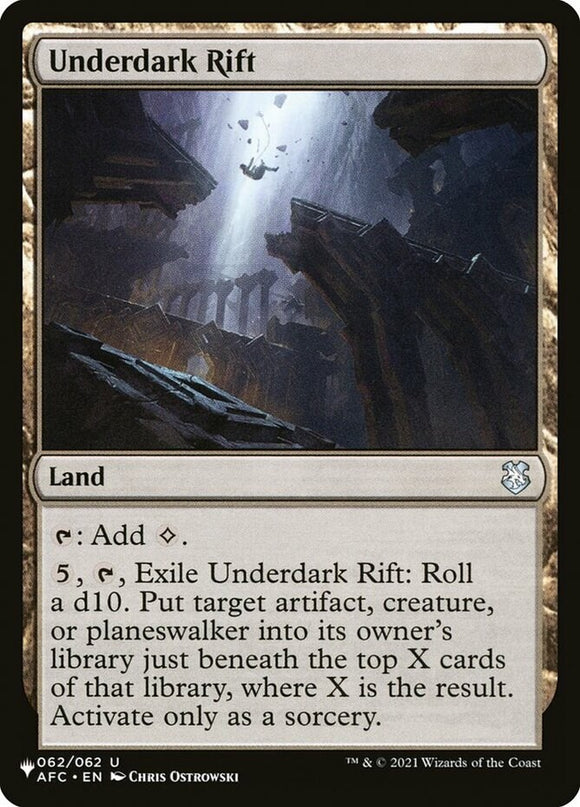 Underdark Rift - The List - The List - English - NM - MTG