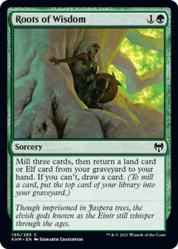 Roots of Wisdom - Kaldheim - English - NM - MTG
