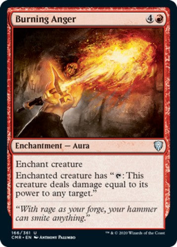 Burning Anger - Commander Legends - English - NM - MTG