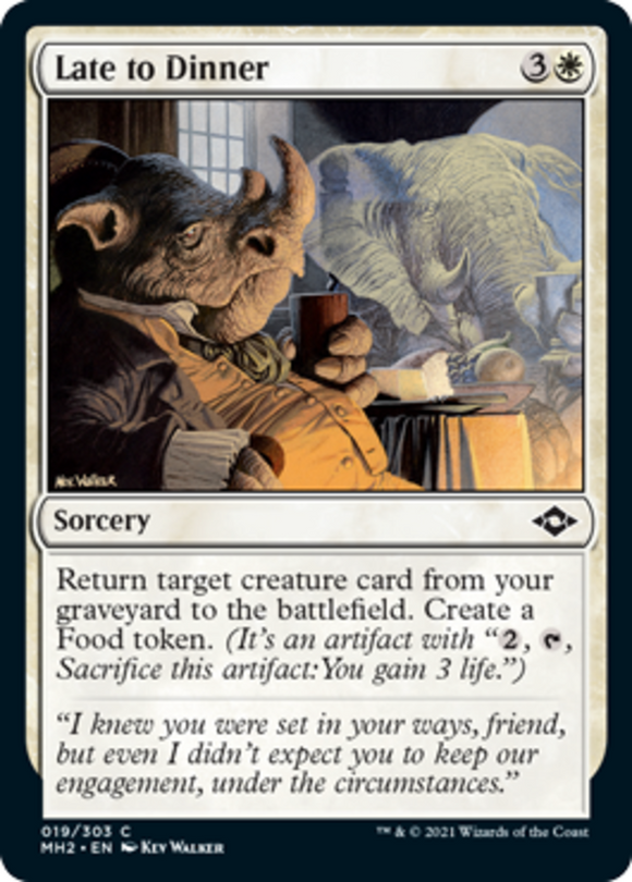 Late to Dinner - Modern Horizons 2 - English - NM - MTG