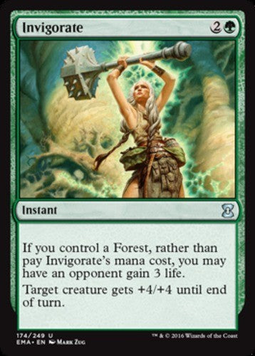 Invigorate - Eternal Masters - English - NM - MTG