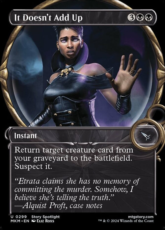 It Doesn't Add Up - Showcase - Murders at Karlov Manor - English - NM - MTG