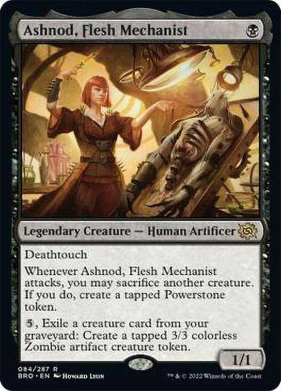 Ashnod, Flesh Mechanist - The Brothers' War - English - NM - MTG