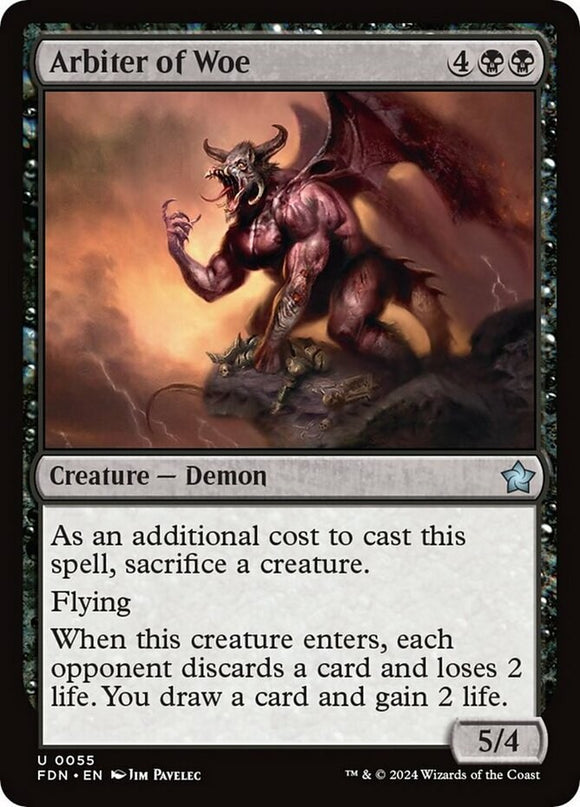 Arbiter of Woe - Foundations - English - NM - MTG