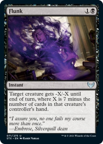 Flunk - Strixhaven: School of Mages - English - NM - MTG