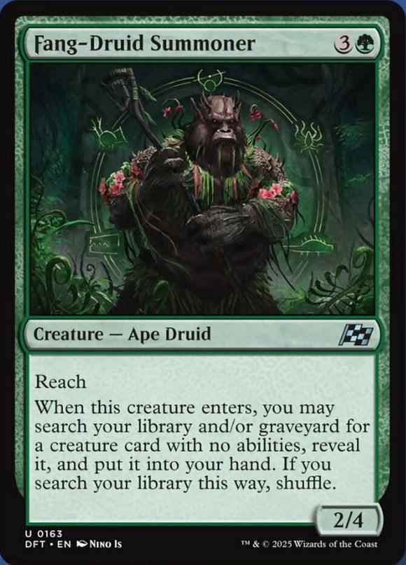 Fang-Druid Summoner - Aetherdrift - English - NM - MTG