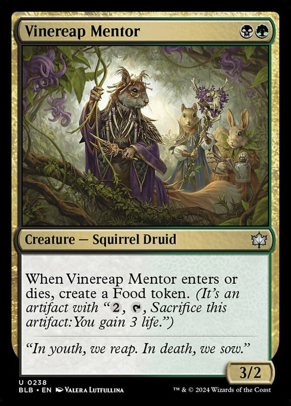Vinereap Mentor - Bloomburrow - English - NM - MTG