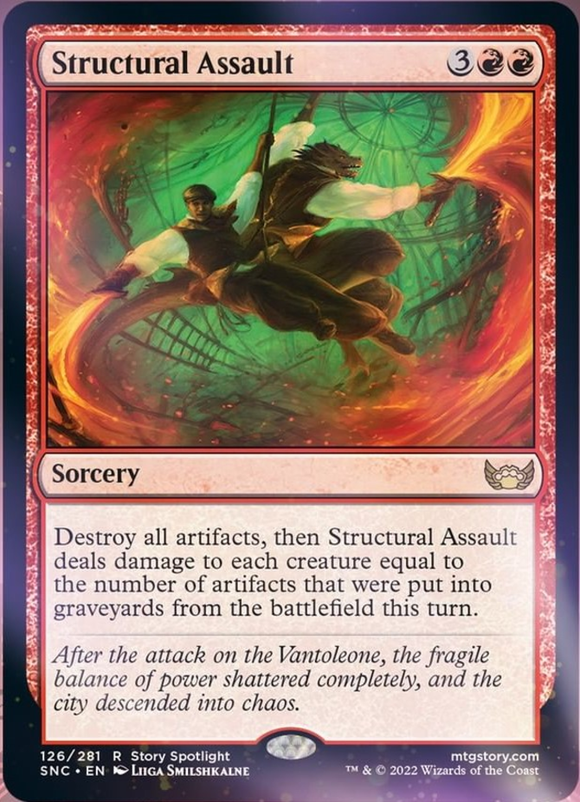 Structural Assault - Streets of New Capenna - English - NM - MTG