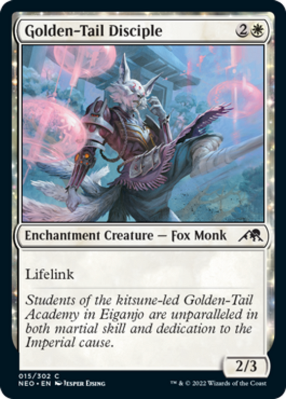 Golden-Tail Disciple - Kamigawa: Neon Dynasty - English - NM - MTG
