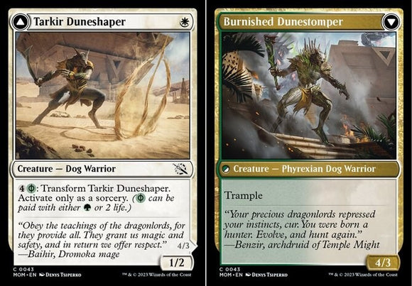 Tarkir Duneshaper // Burnished Dunestomper - March of the Machines - English - N