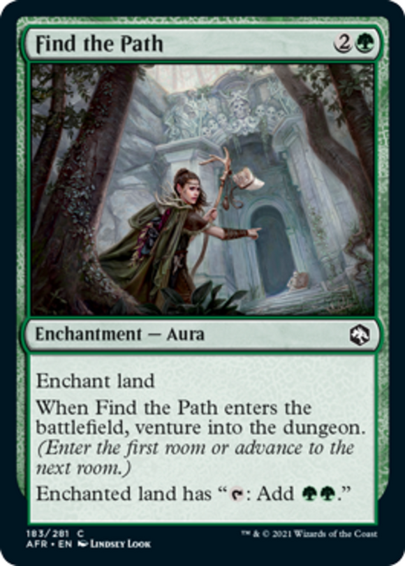 Find the Path - Forgotten Realms - English - NM - MTG