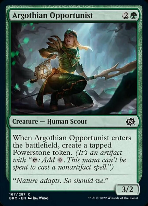 Argothian Opportunist - The Brothers' War - English - NM - MTG