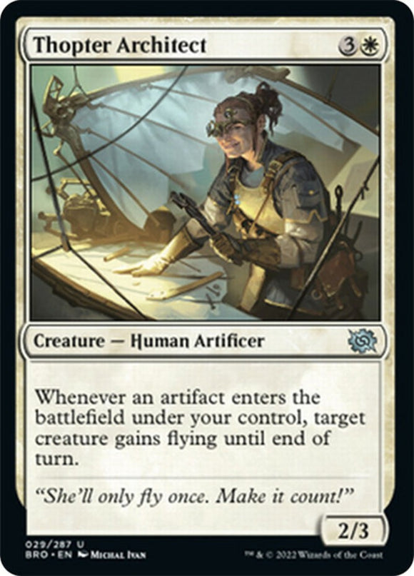 Thopter Architect - The Brothers' War - English - NM - MTG