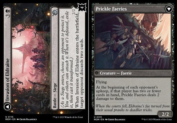 Invasion of Eldraine // Prickle Faeries - March of the Machines - English - NM -