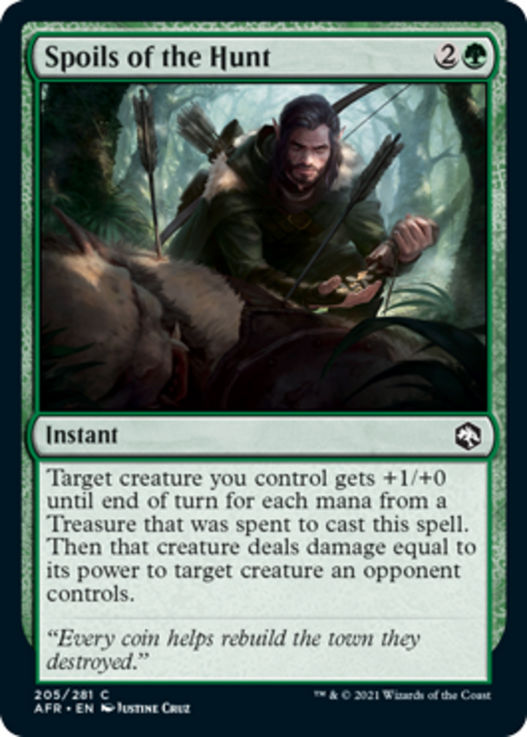 Spoils of the Hunt - Forgotten Realms - English - NM - MTG