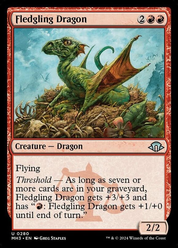 Fledgling Dragon - Modern Horizons 3 - English - NM - MTG
