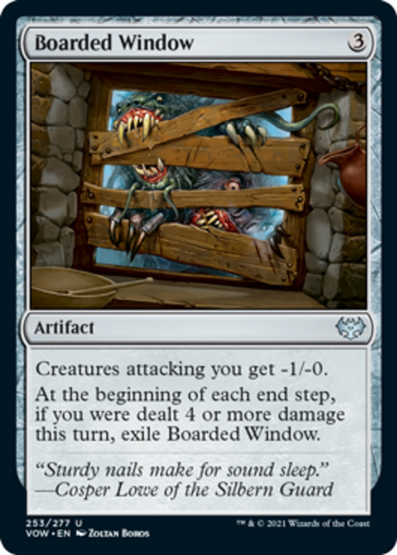 Boarded Window - Innistrad: Crimson Vow - English - NM - MTG