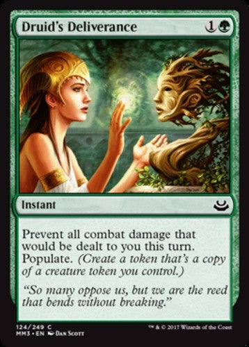Druid's Deliverance - Modern Masters 2017 - English - NM - MTG
