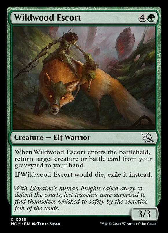 Wildwood Escort - March of the Machines - English - NM - MTG