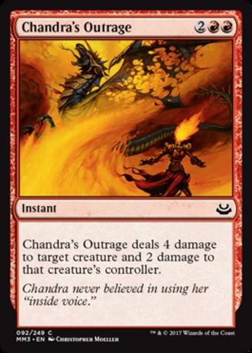 Chandra's Outrage - Modern Masters 2017 - English - NM - MTG