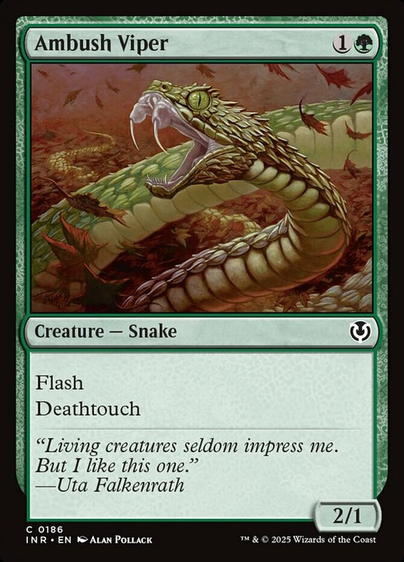 Ambush Viper - Innistrad Remastered - English - NM - MTG