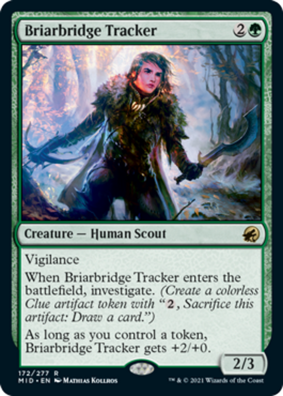 Briarbridge Tracker - Innistrad: Midnight Hunt - English - NM - MTG