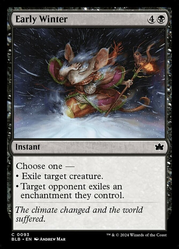 Early Winter - Bloomburrow - English - NM - MTG