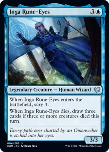 Inga Rune-Eyes - Kaldheim - English - NM - MTG