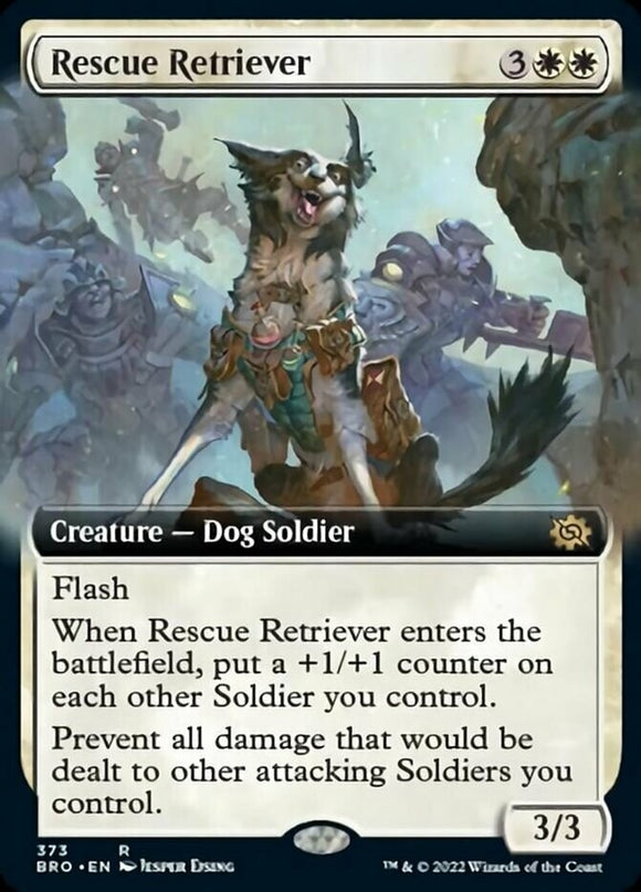Rescue Retriever - Extended Art - The Brothers' War - English - NM - MTG