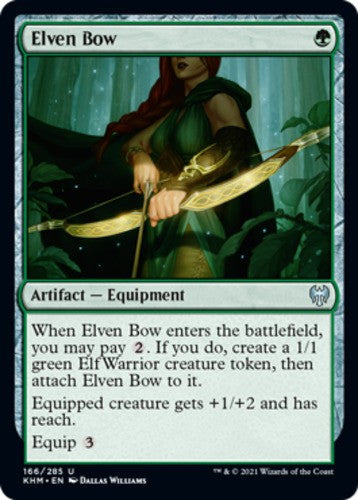 Elven Bow - Kaldheim - English - NM - MTG
