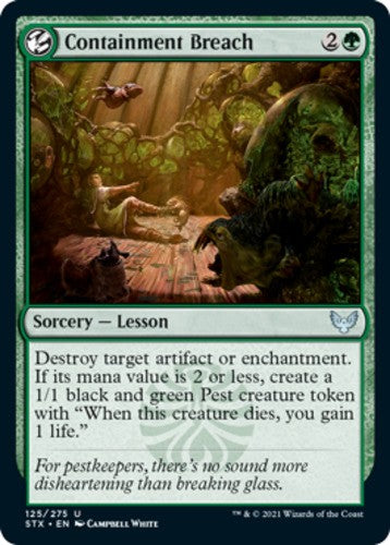 Containment Breach - Strixhaven: School of Mages - English - NM - MTG