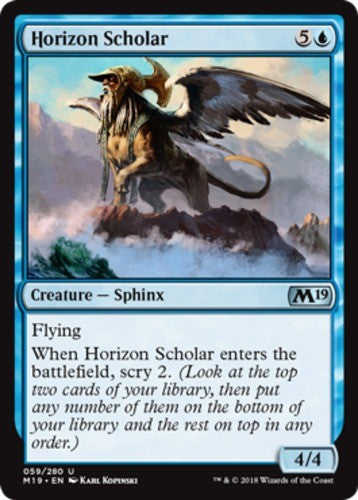 Horizon Scholar - Core Set 2019 (M19) - English - NM - MTG