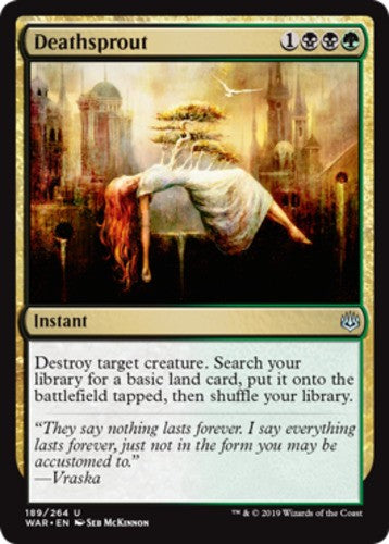Deathsprout - War Of The Spark - English - NM - MTG