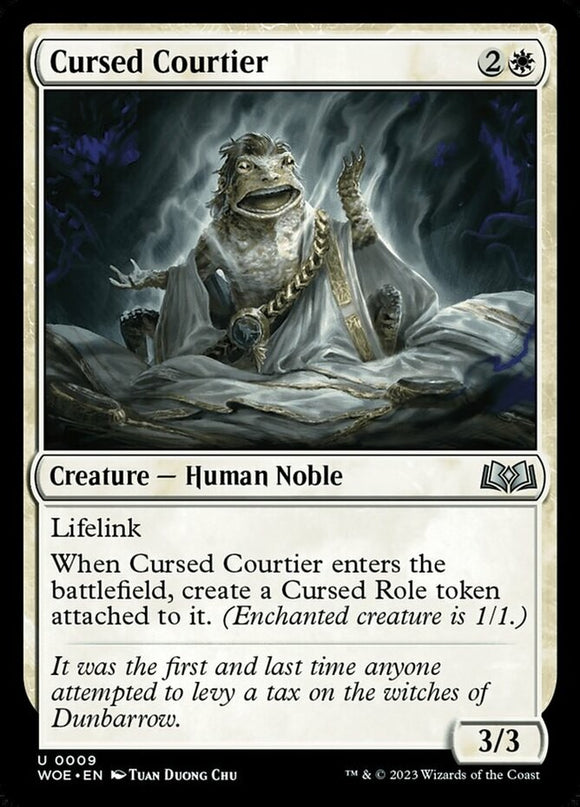 Cursed Courtier - Wilds of Eldraine - English - NM - MTG