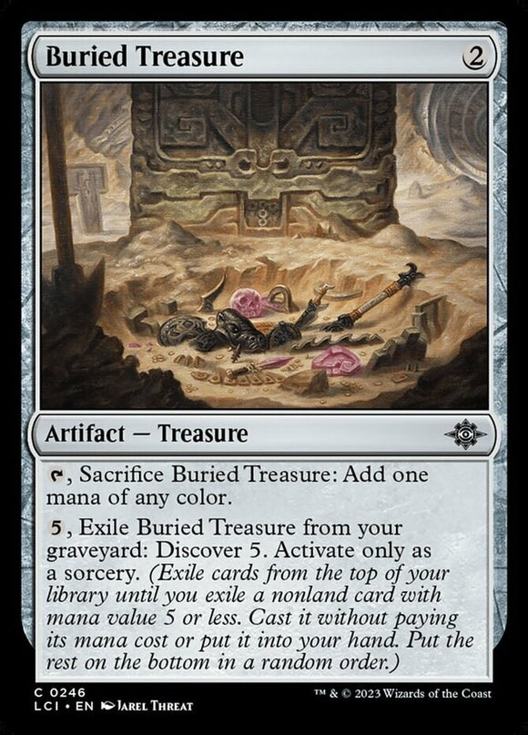 Buried Treasure - Lost Caverns of Ixalan - English - NM - MTG