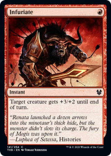 Infuriate - Theros Beyond Death - English - NM - MTG