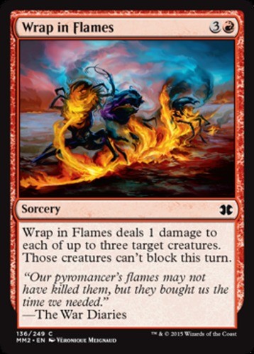 Wrap in Flames - Modern Masters 2015 - English - NM - MTG